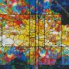 Colorful Stained Glass diamond painting