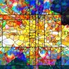 Colorful Stained Glass diamond painting