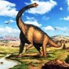 Doplodocus Dinosaur diamond painting
