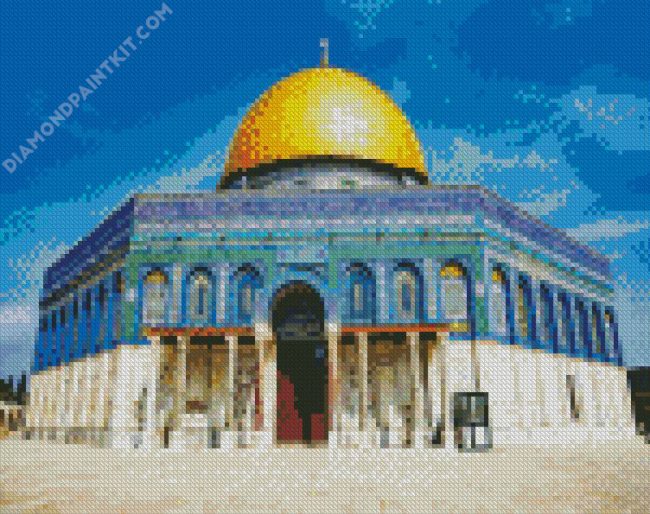 Dome Of The Rock Al Aqsa diamond painting