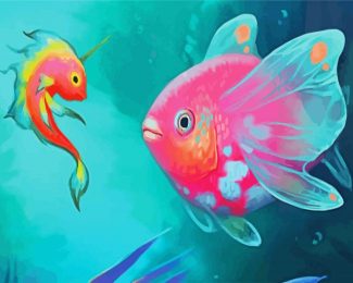 Dreamy Fishes diamond painting