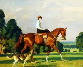 Equestrian Woman diamond painting