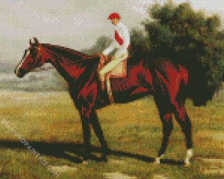 Equestrian Man diamond painting