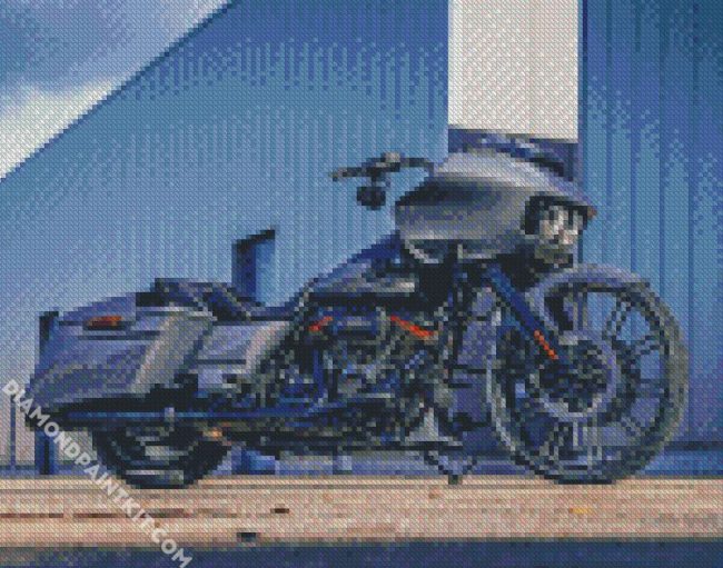 Harley Davidson Roadglide diamond painting