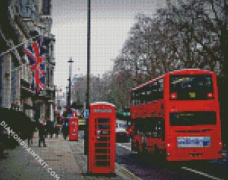 London Routemaster diamond painting