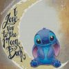 Love You To The Moon And Back Stitch diamond painting