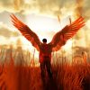 Male Angel With Sunset diamond painting