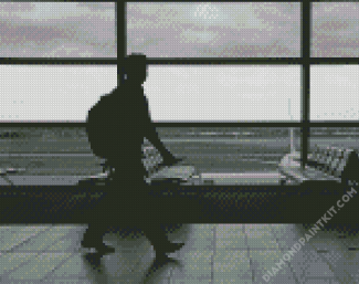 Man In The Airport diamond painting
