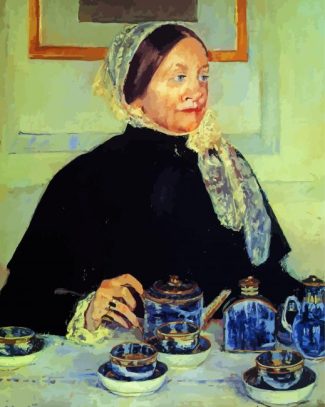 Mary Cassatt Lady At The Tea Table diamond painting