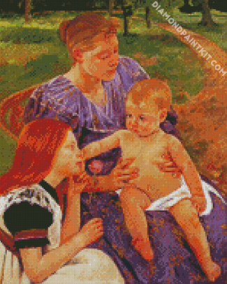 Mary Cassatt The Family diamond painting