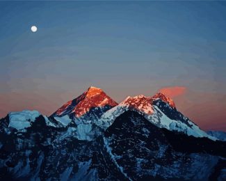 Mount Everest diamond painting