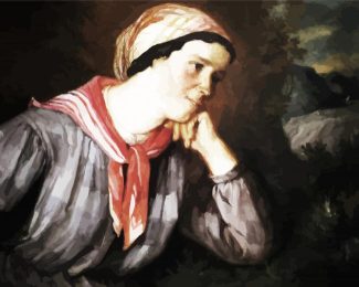 Peasant Woman With A Scarf diamond painting