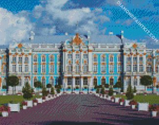 Petersburg Catherine Palace diamond painting
