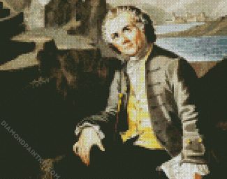 Philosopher Rousseau diamond painting