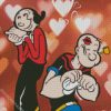 Popeye And Olive diamond painting