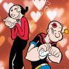 Popeye And Olive diamond painting