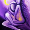 Purple Soulmates diamond painting