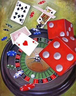 Roulette Game diamond painting