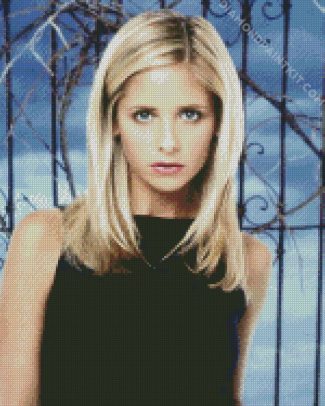 Sarah Michelle Gellar Buffy diamond painting
