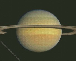 Saturn diamond painting
