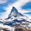 Snowy Matterhorn Mountain diamond painting