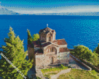 St John Church Ohrid diamond painting