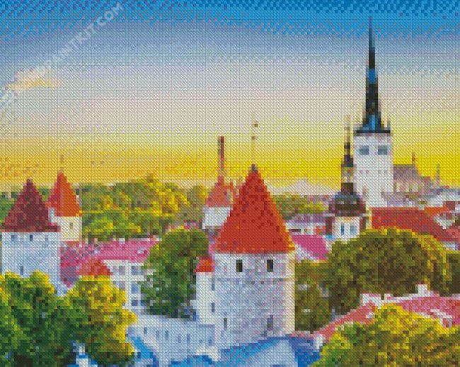 Tallinn Estonia diamond painting
