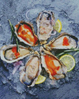 Tasty Oyster diamond painting