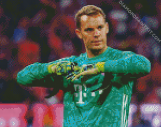 The Footballer Neuer diamond painting