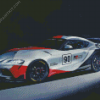 Toyota Gr Supra GT4 Race Car diamond painting