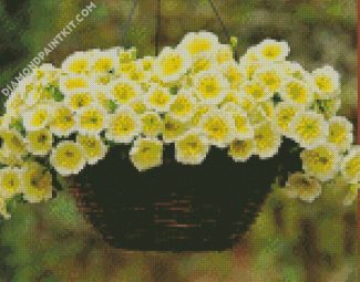 Yellow Petunia diamond painting