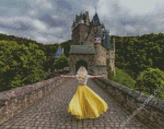 Young Lady In Eltz Castle diamond painting
