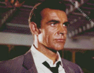 Young Sean Connery James Bond Character diamond painting