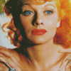 Gorgeous Lucille Ball diamond painting