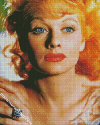 Gorgeous Lucille Ball diamond painting
