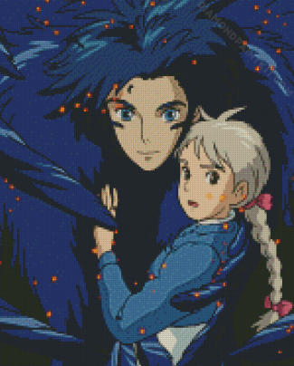 Howls Moving castle diamond painting