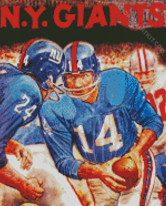 NY Giants Football Art diamond painting
