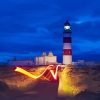 Point Of Ayre Lighthouse Isle Of Man diamond painting by numbers