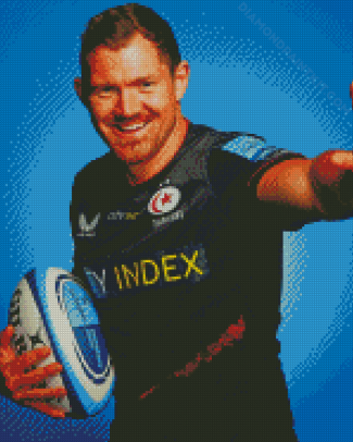 Aesthetic Saracens Rugby diamond painting