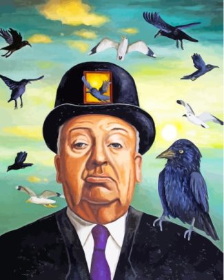 Alfred Hitchcock diamond painting