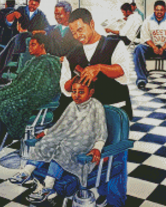 Barbershop diamond painting