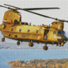 Chinook Helicopter diamond painting