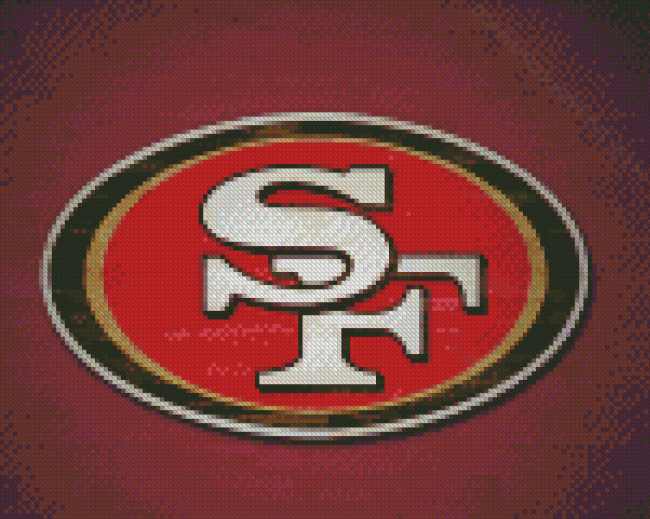 San Francisco 49ers Football Team Logo diamond painting