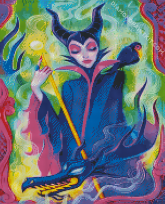 Disney Maleficent diamond painting