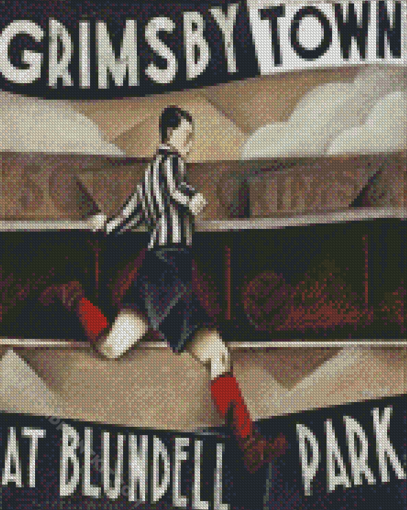Grimsby Town FC Art diamond painting