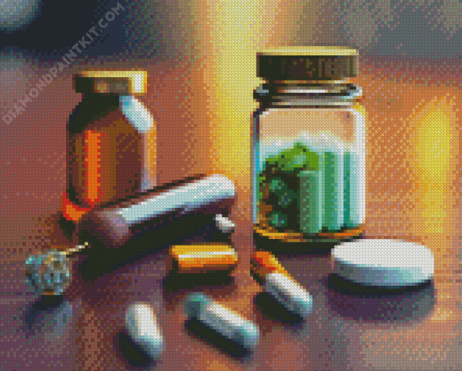 Pharmaceutical diamond painting