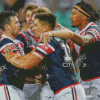 Sydney Roosters Players diamond painting