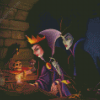 Maleficent and evil queen diamond painting