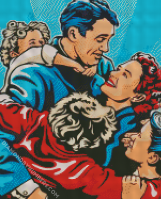 Its a Wonderful Life Pop Art paint by numbers
