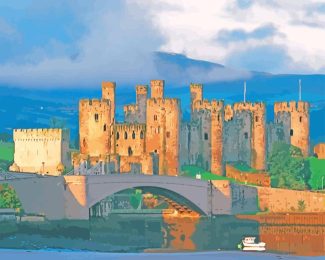 Conwy Castle Diamond Painting